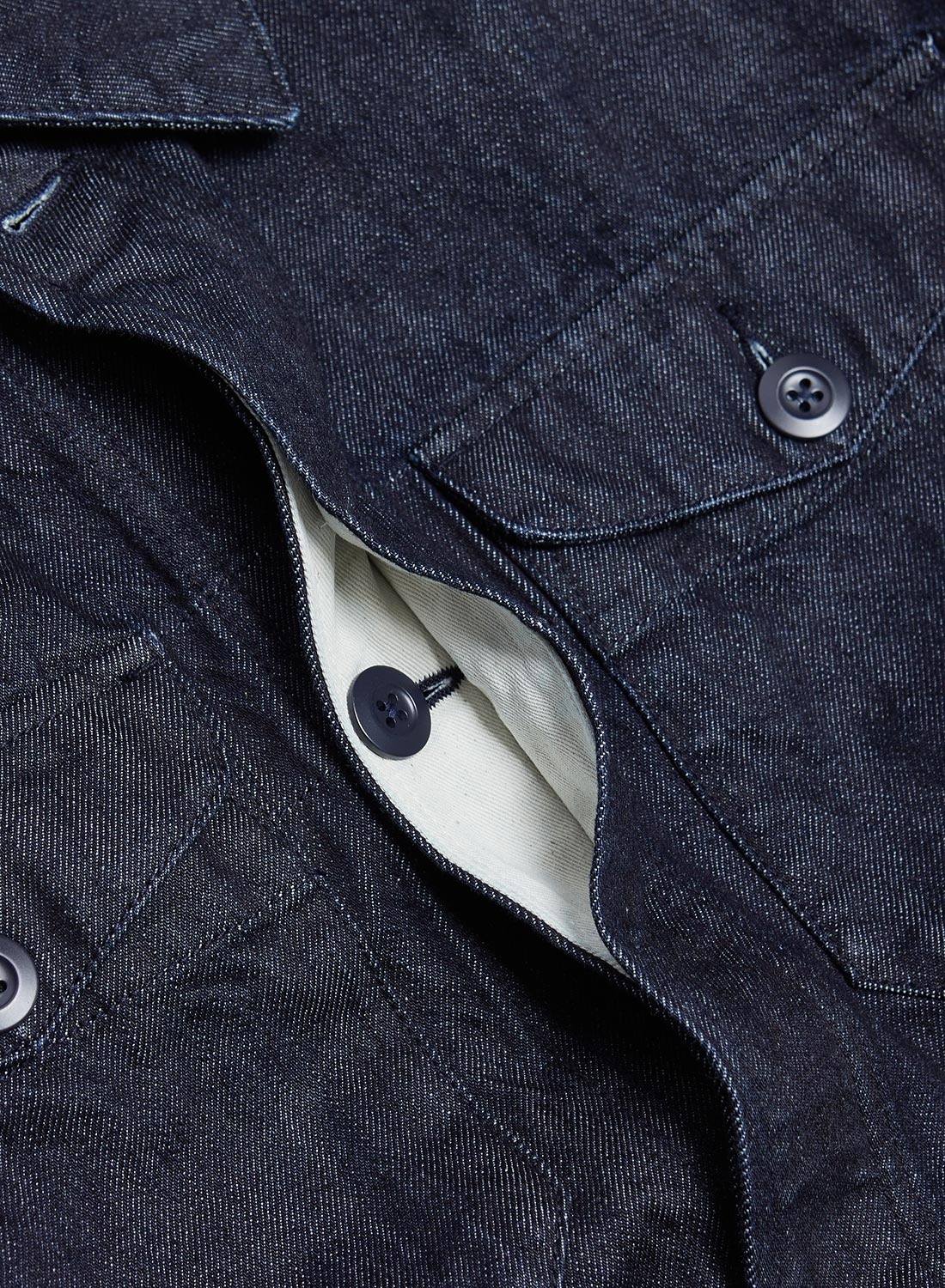 Short Jacket Denim in Indigo - 7