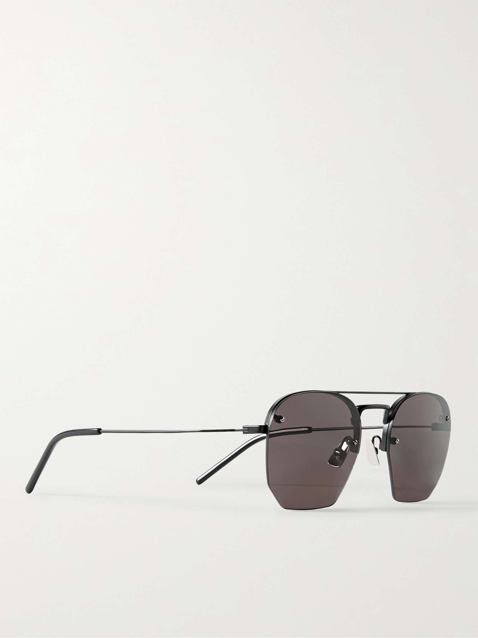 Rimless D-Frame Gold-Tone Sunglasses - 2