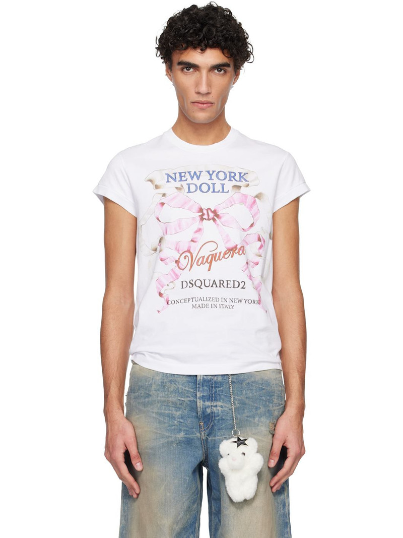 White Vaquera Edition Cup Sleeves T-shirt 1