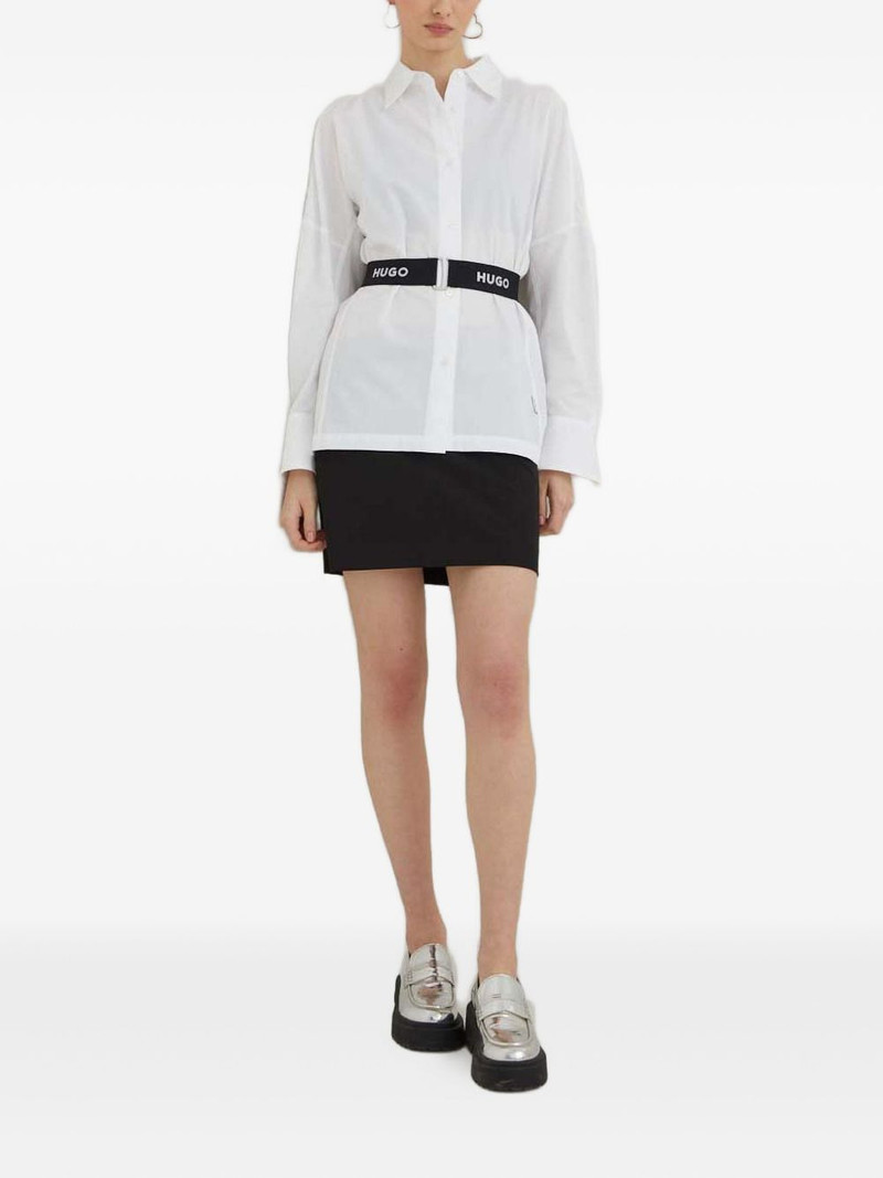 HUGO logo-detail mini skirt outlook