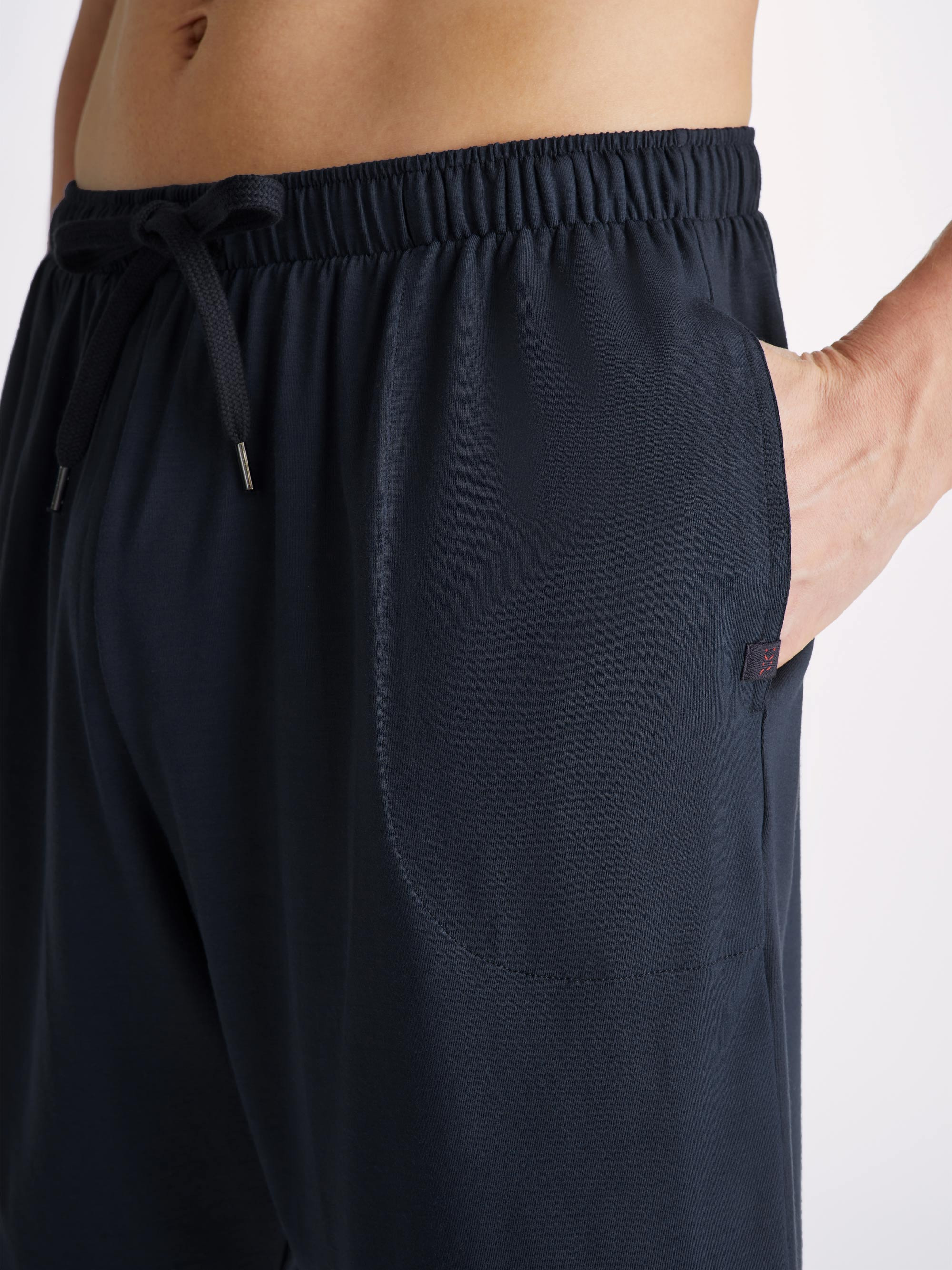 Men's Lounge Shorts Basel Micro Modal Stretch Navy - 6