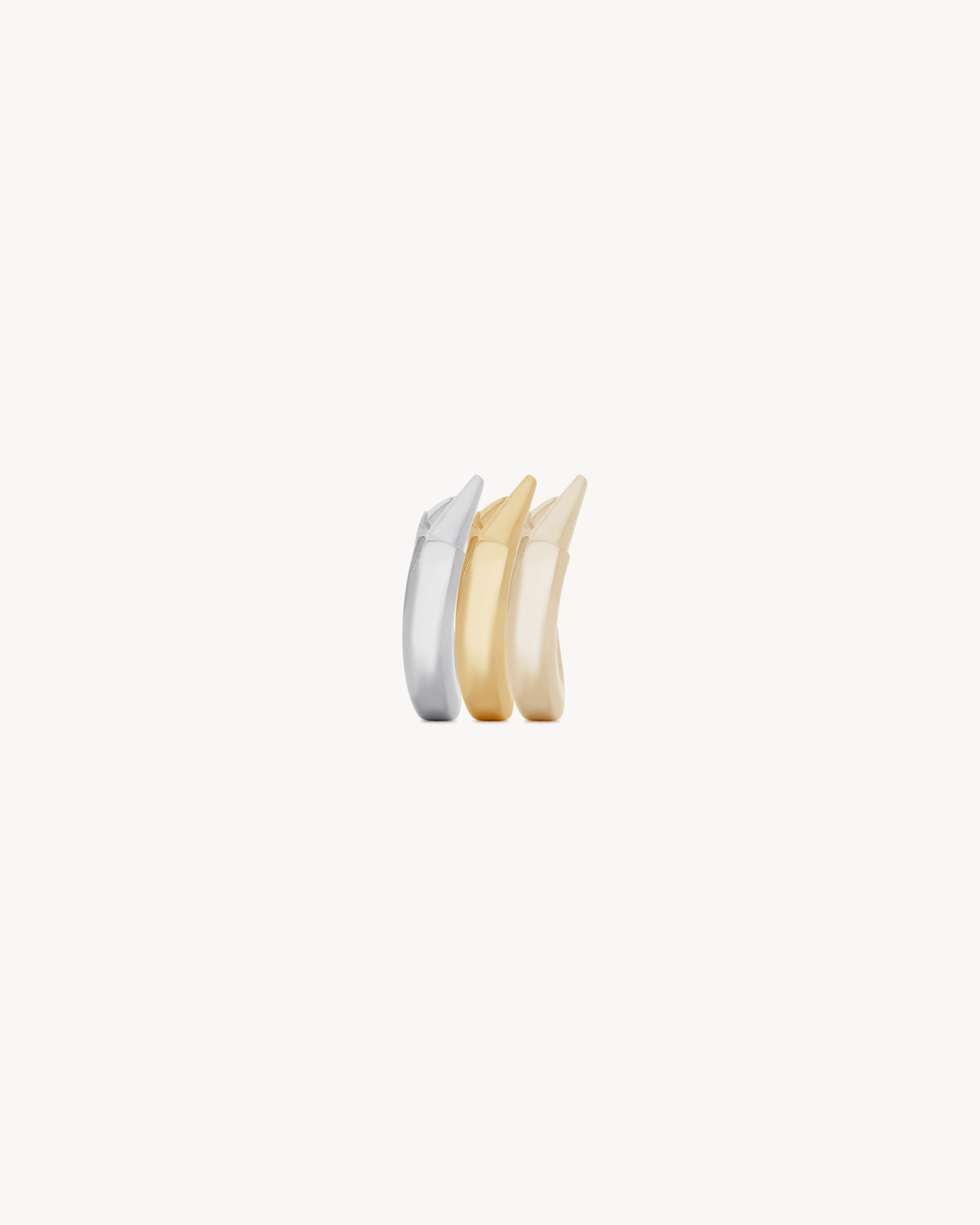 SPIKY RINGS IN 18K GREY GOLD, YELLOW, GOLD AND PALE GOLD - 4