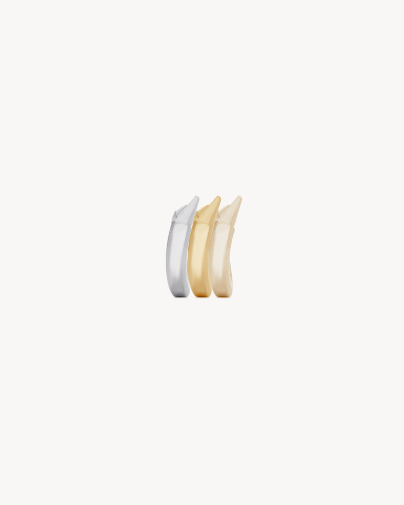 SPIKY RINGS IN 18K GREY GOLD, YELLOW, GOLD AND PALE GOLD 4