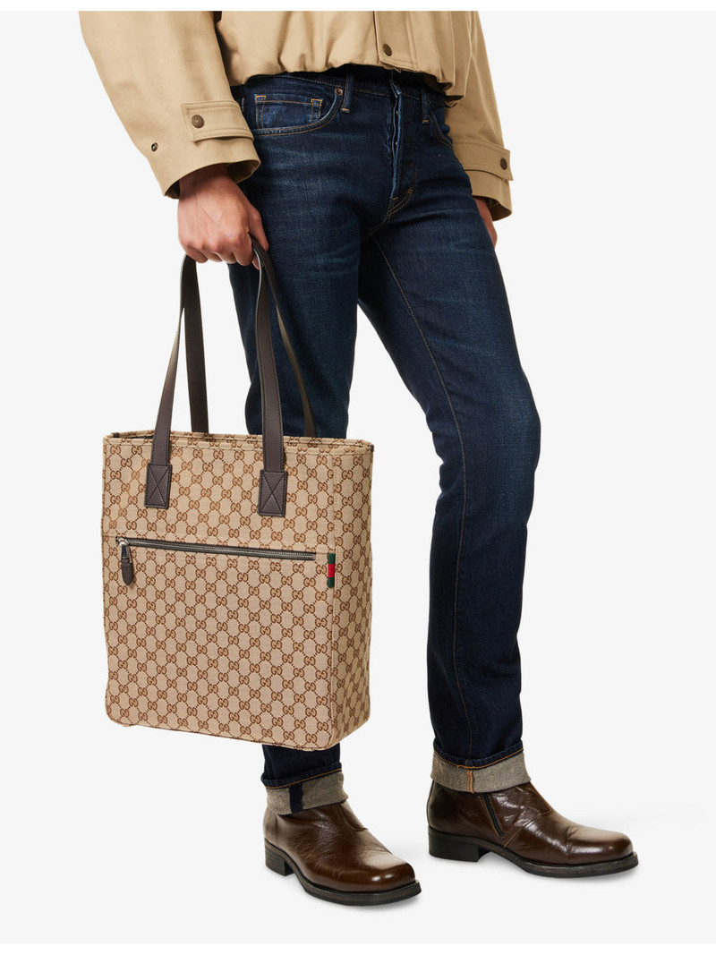 GUCCI GG-Monogram Medium Canvas Tote Bag outlook