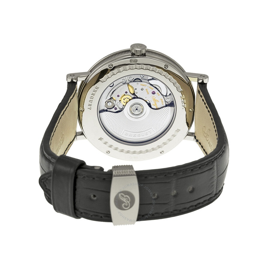 Breguet Classique Automatic Ultra Slim Silver Dial Black Leather Men's Watch 5207BB129V6 - 3