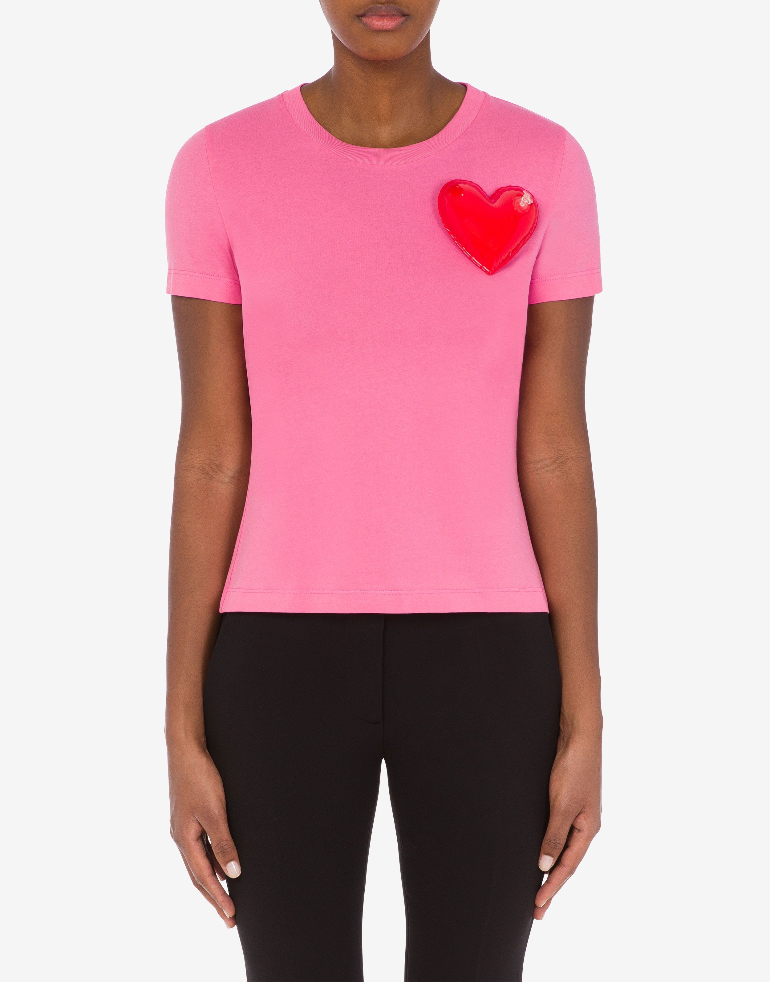INFLATABLE HEART ORGANIC JERSEY T-SHIRT - 2