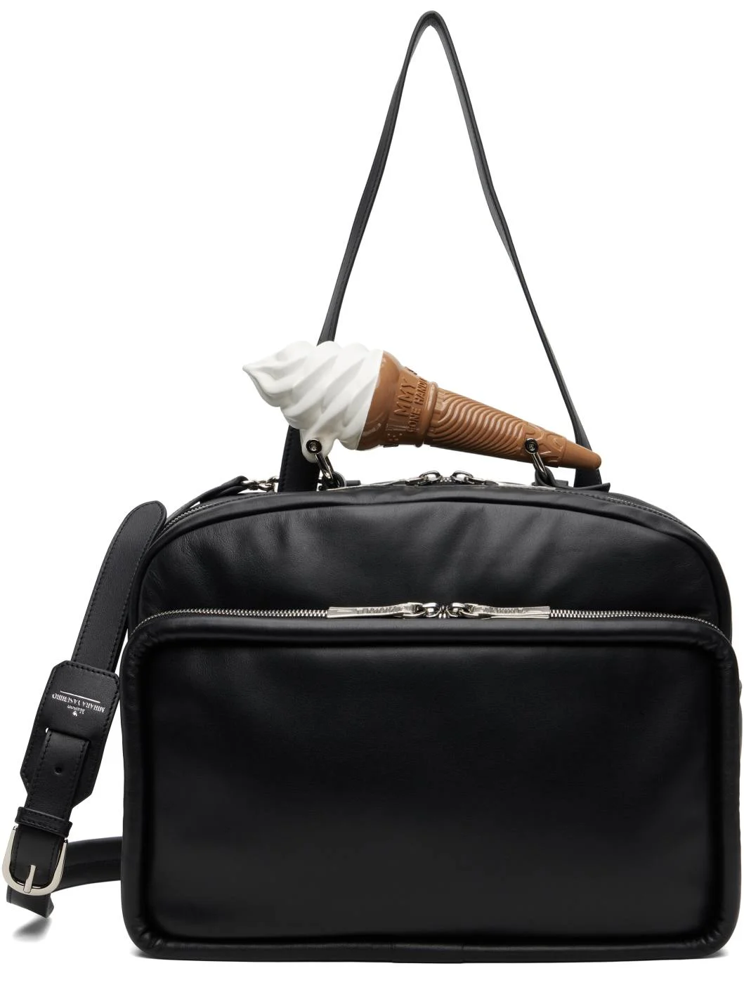 Black Soft Serve Handle Bag - 1