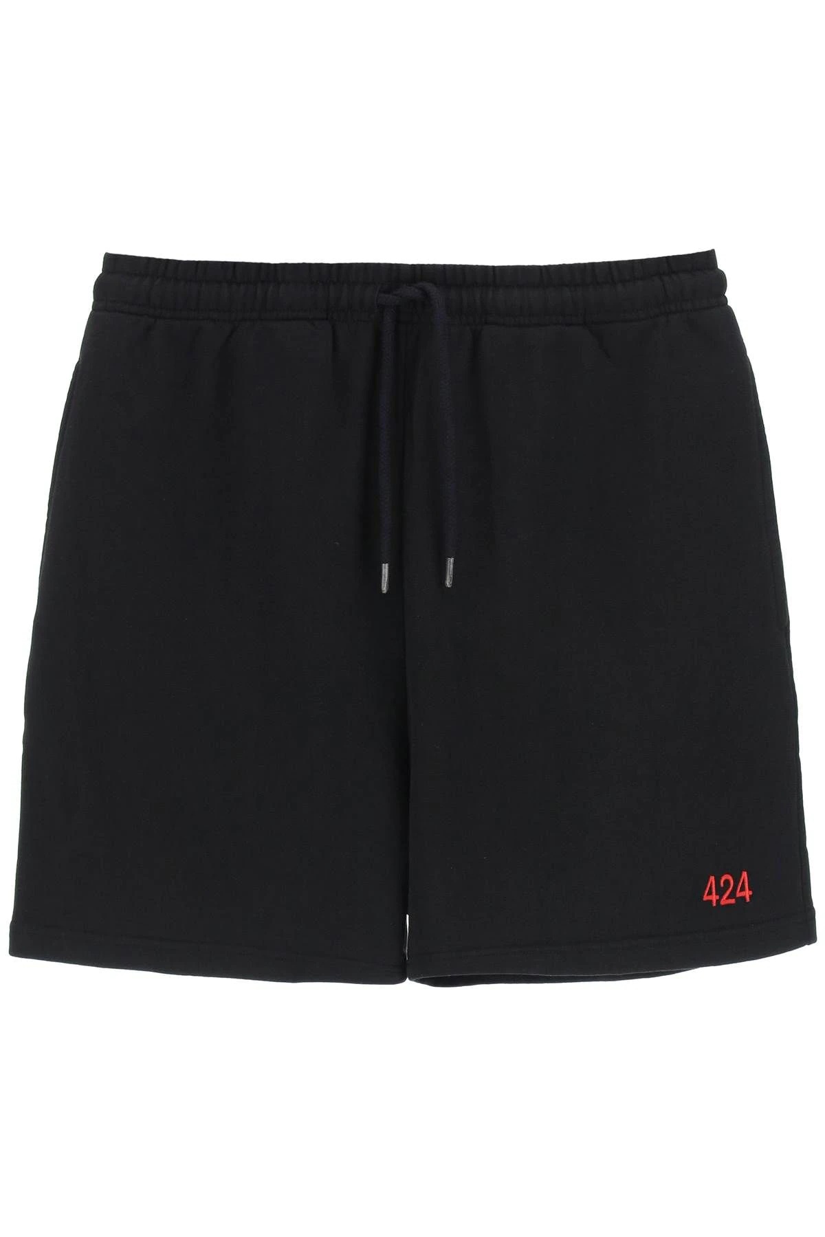 SWEATSHORTS WITH LOGO EMBROIDERY - 1