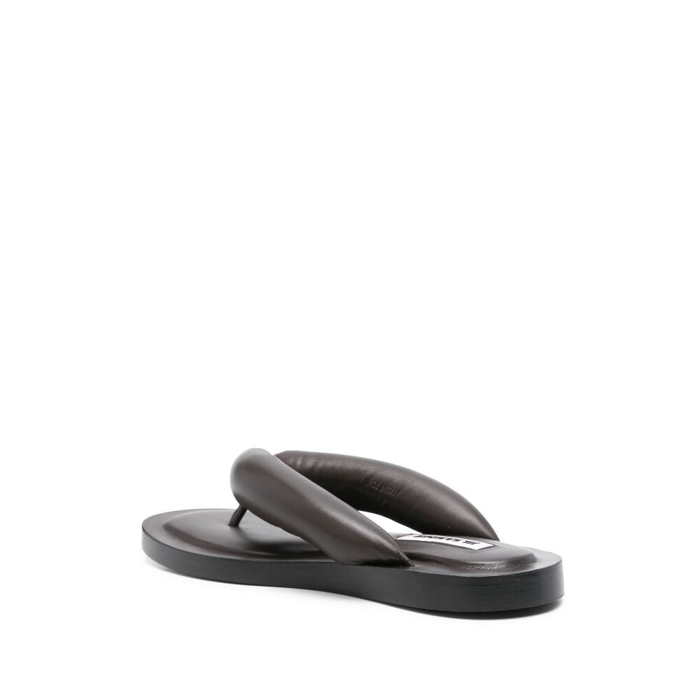 Jil Sander Brown Flip-Flops & Slides Women - 3