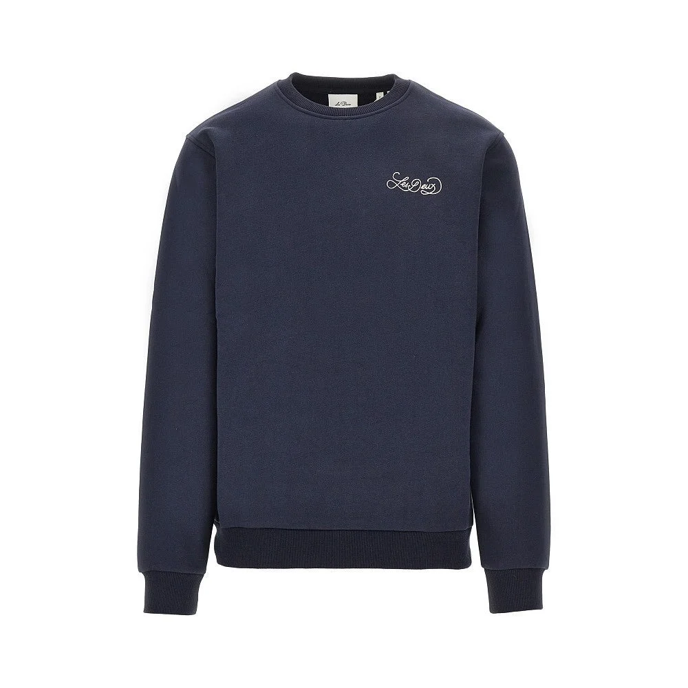Les Deux Cotton Sweatshirt Blue Men - 1