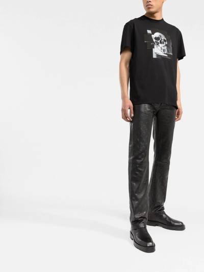 Alexander McQueen skull-print cotton T-shirt outlook