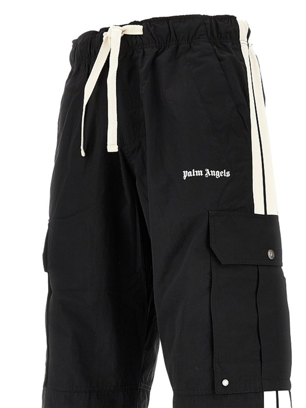 side-stripe cargo track pants - 2
