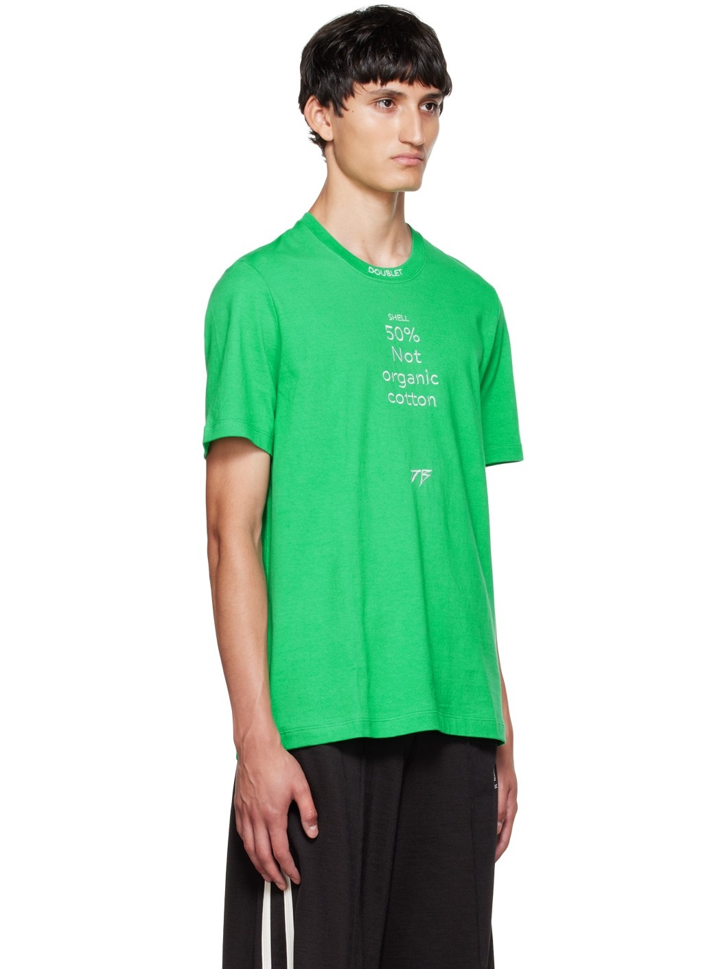 Green Composition Message T-Shirt - 2