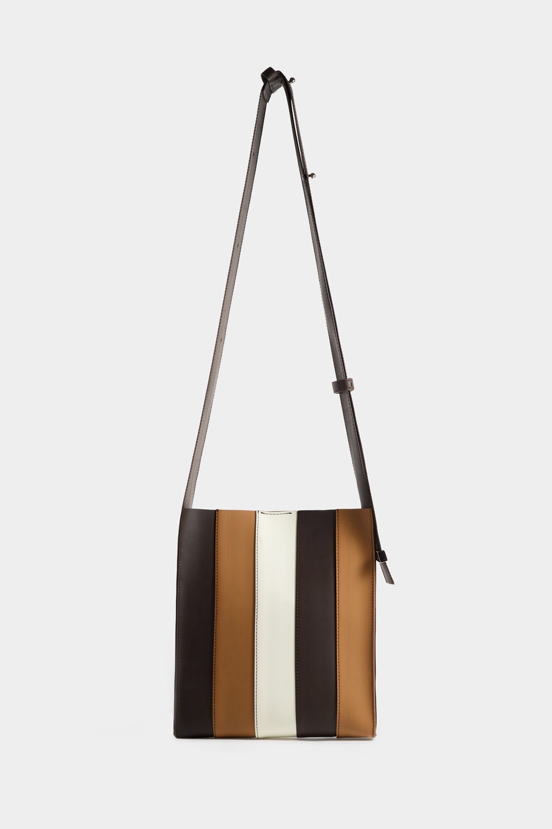 GOMMA7 BAG / brown earth & white - 1