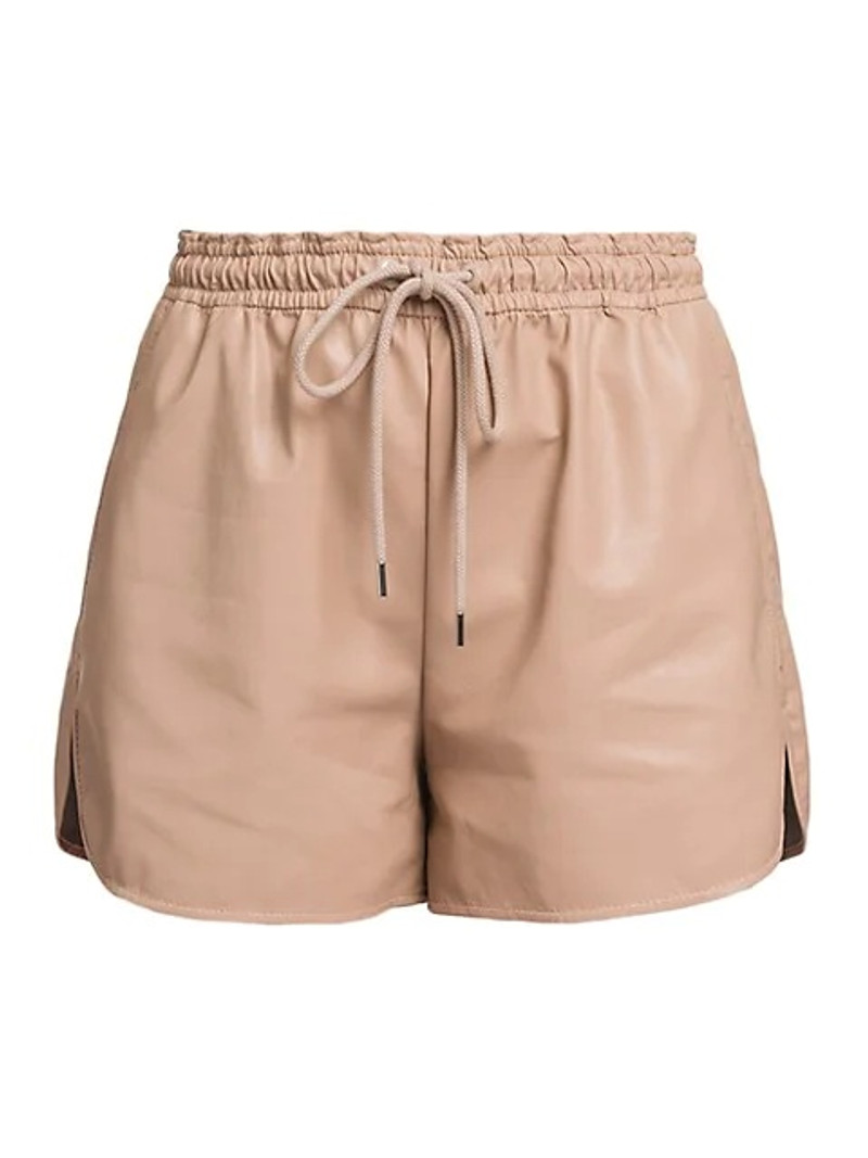 Drawstring Viscose Shorts - 1