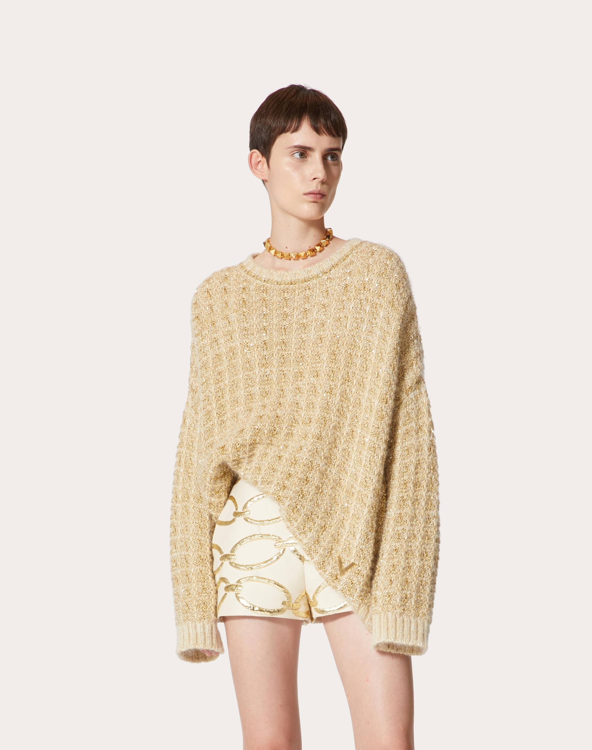 MOHAIR LUREX SWEATER - 3