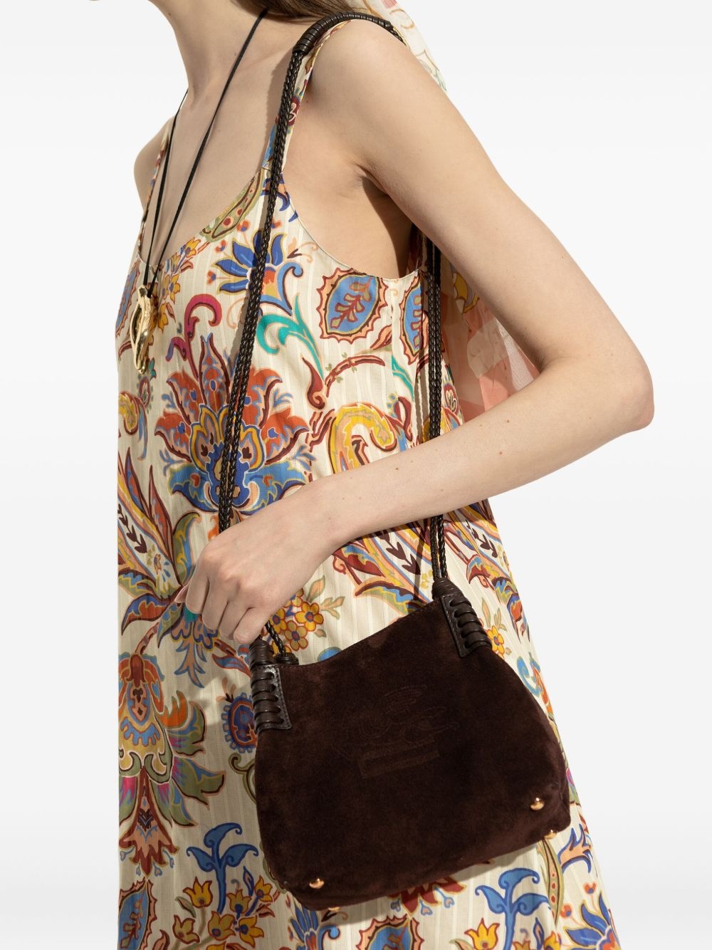 suede shoulder bag - 2