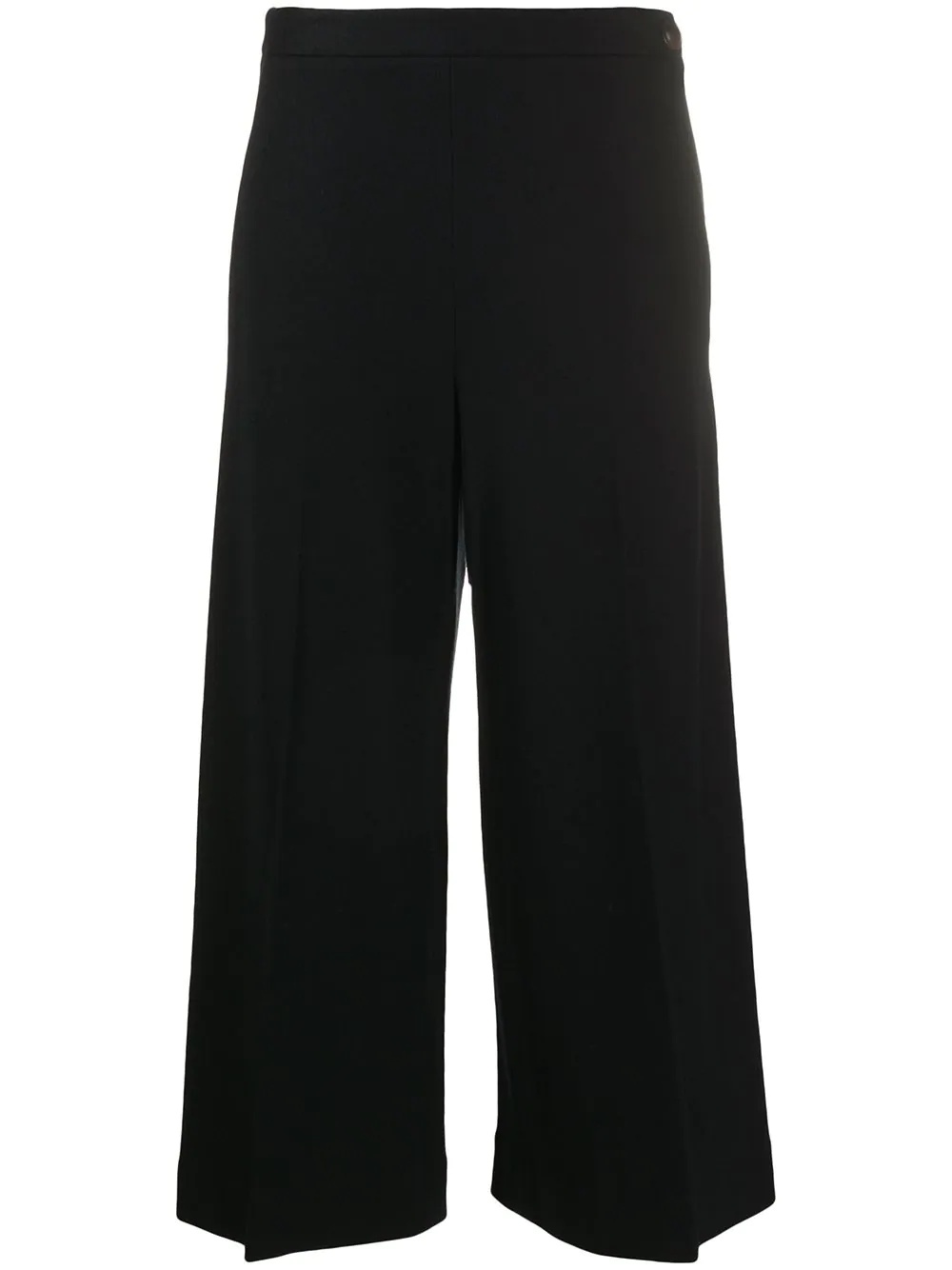 cropped wide leg trousers - 1