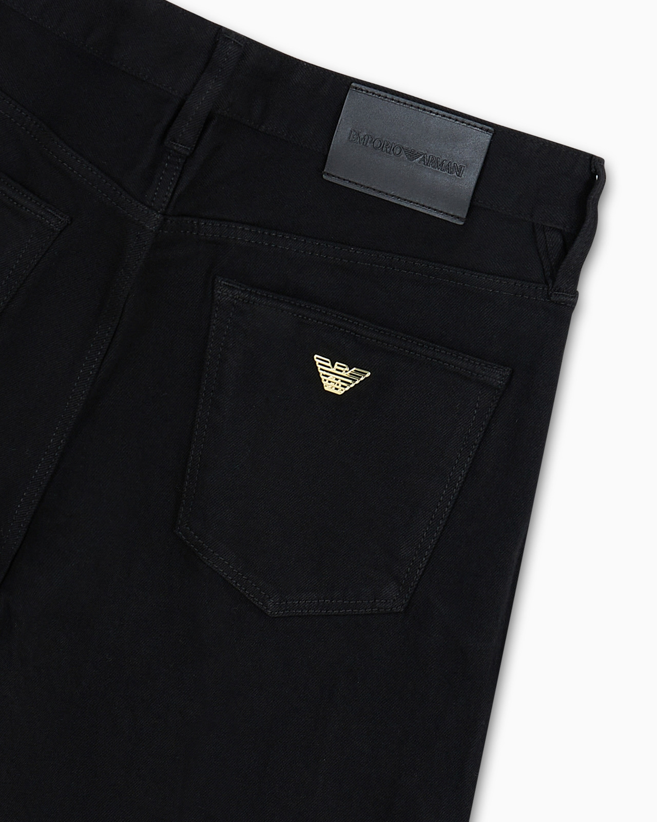 J75 Slim-fit stretch denim jeans with gold details - 6
