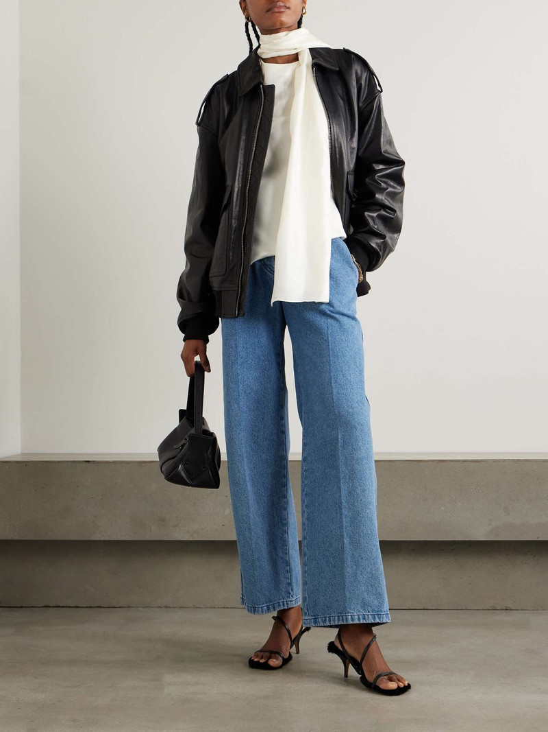 PATOU High-rise wide-leg jeans Mid denim outlook