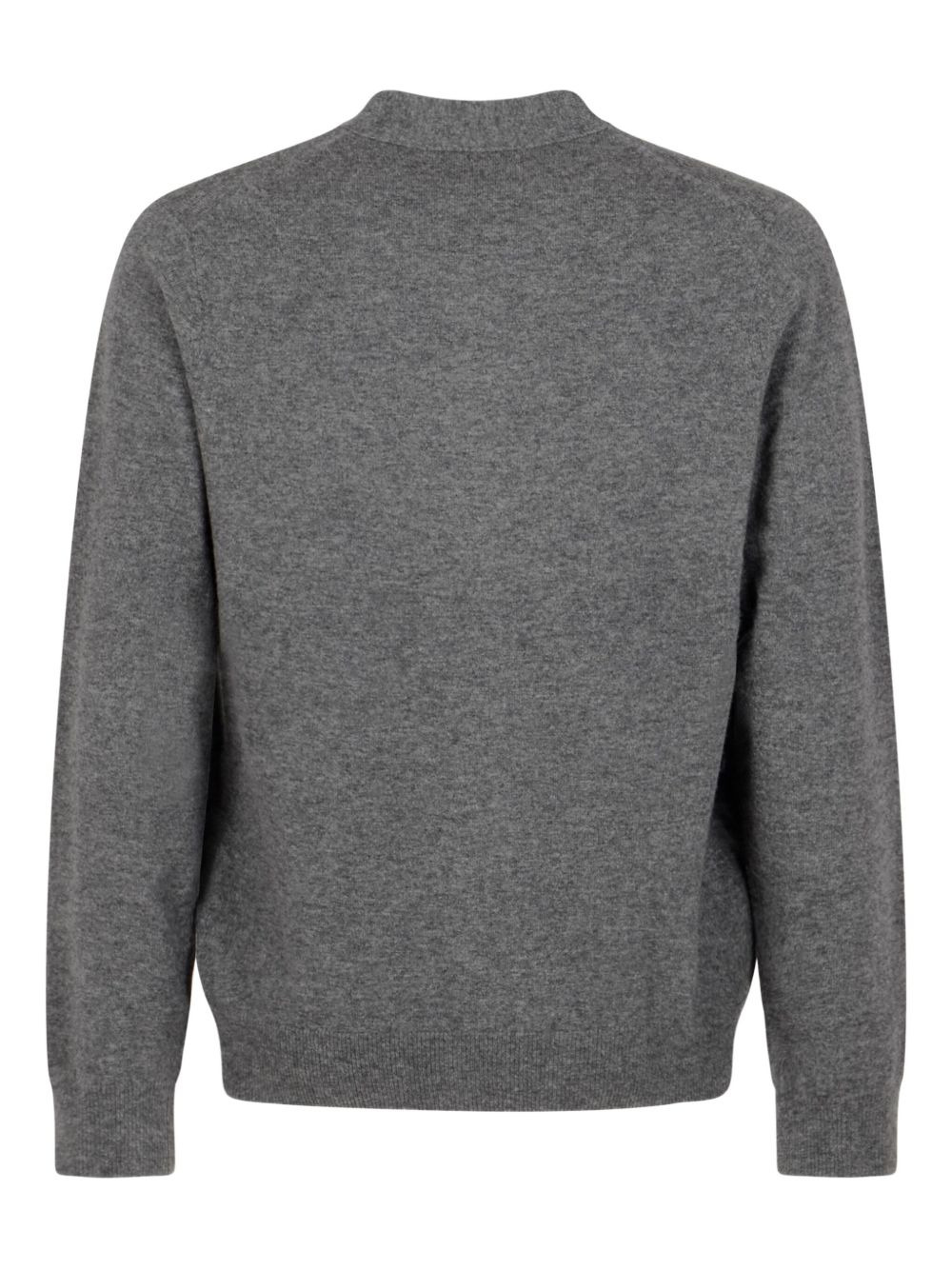 button-front wool cardigan - 2