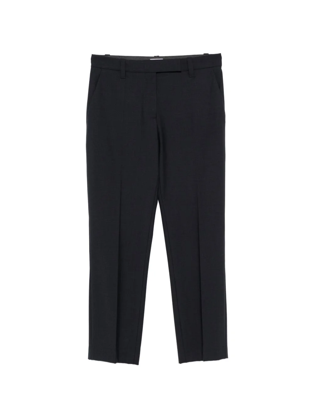 pressed-crease wool trousers - 1