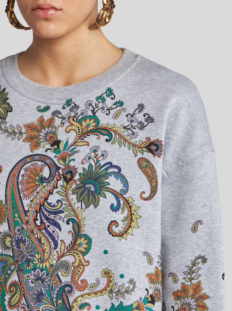 Etro FLORAL COTTON SWEATSHIRT outlook