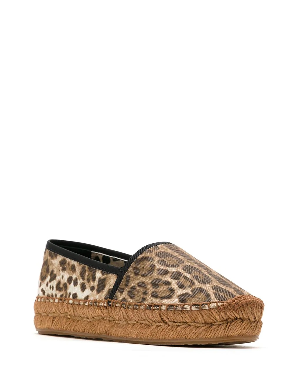 leopard print espadrilles - 2