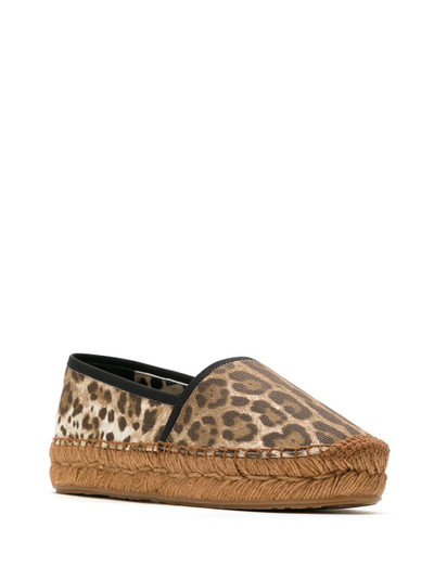 Dolce & Gabbana leopard print espadrilles outlook