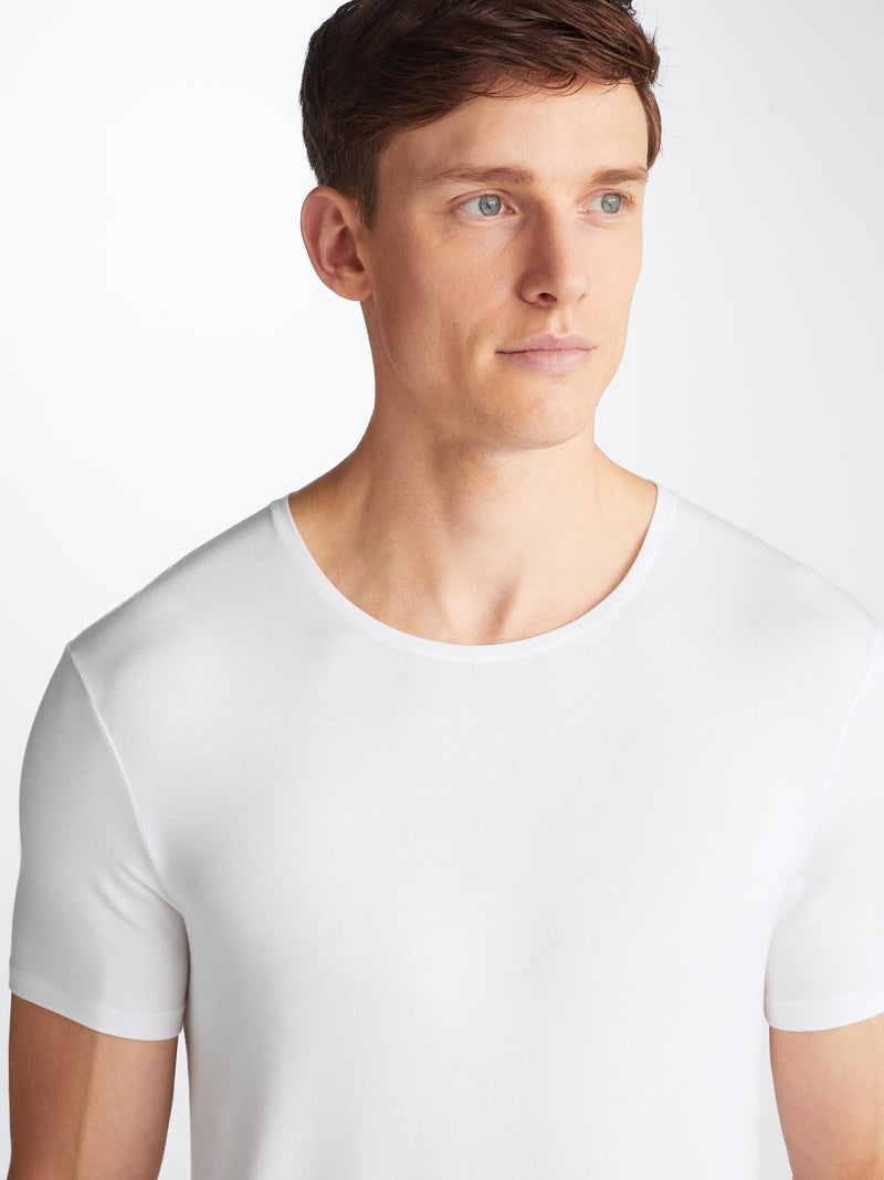 Men's Underwear T-Shirt Alex Micro Modal Stretch White - 5