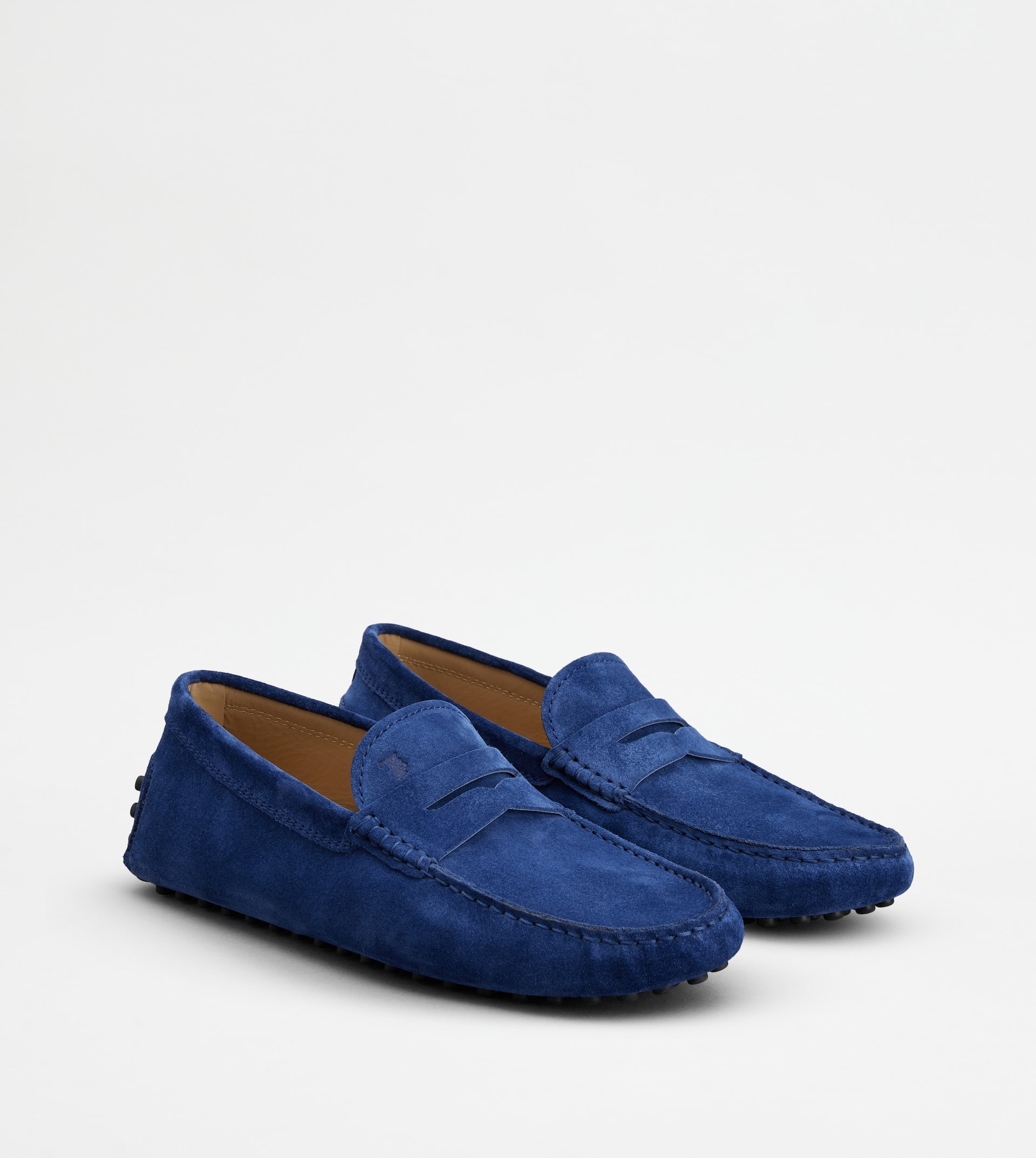 GOMMINO DRIVING SHOES IN SUEDE - BLUE - 3