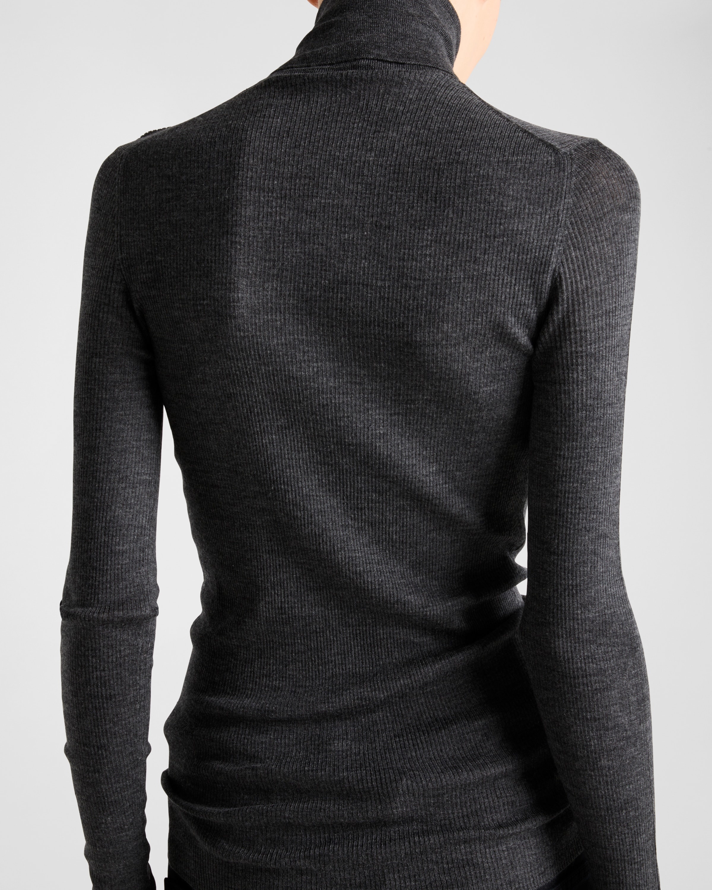 Superfine wool turtleneck sweater - 4