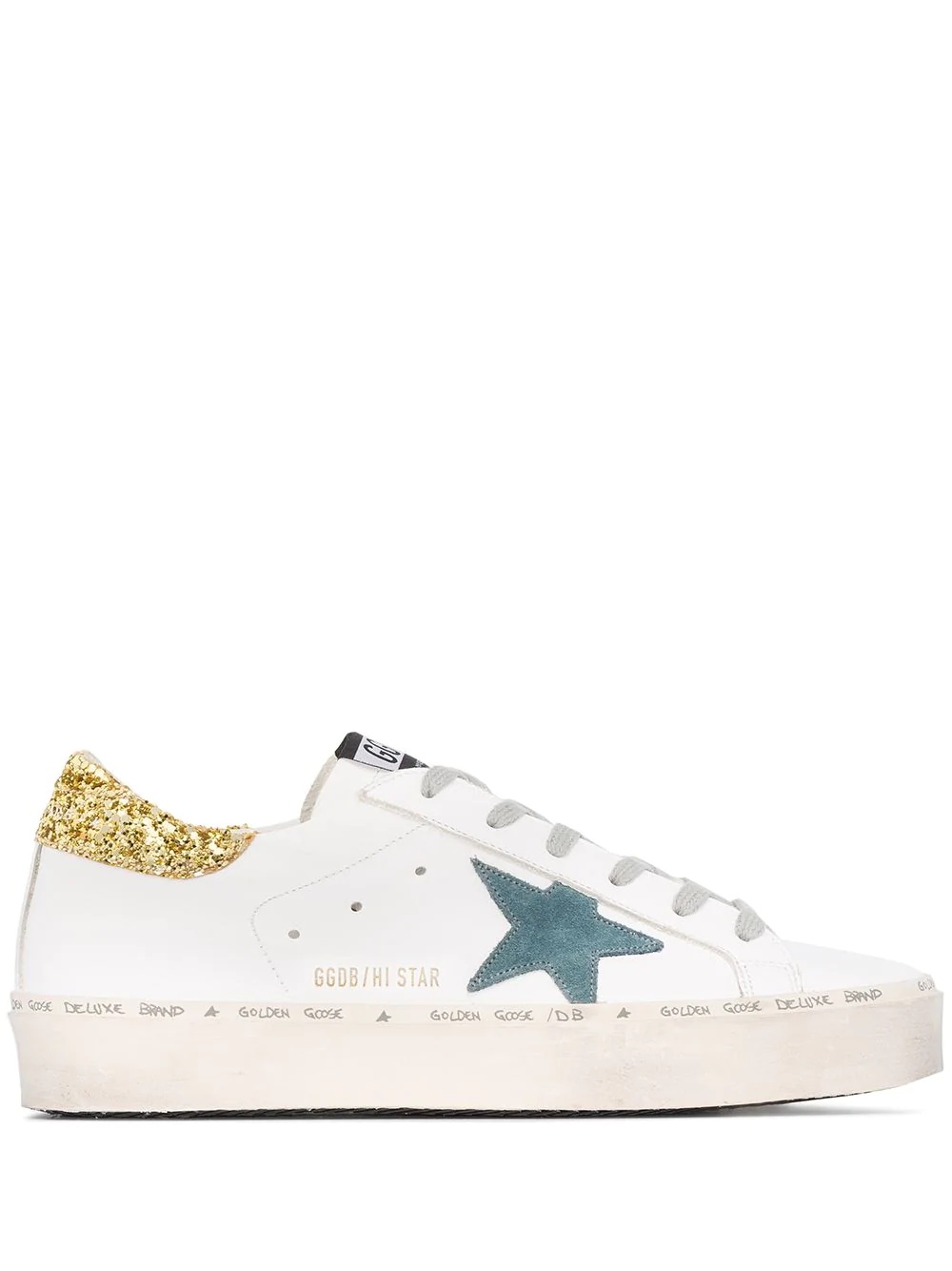 high star glitter sneakers - 1