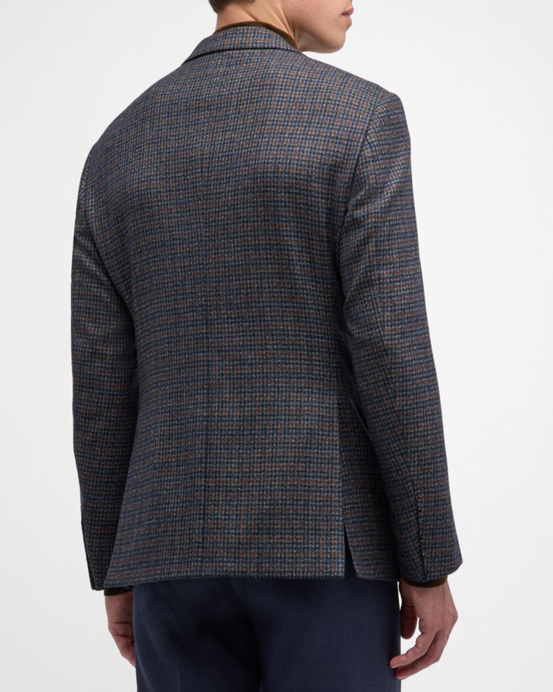 Men's Wool-Cashmere Plaid Sport Coat 3