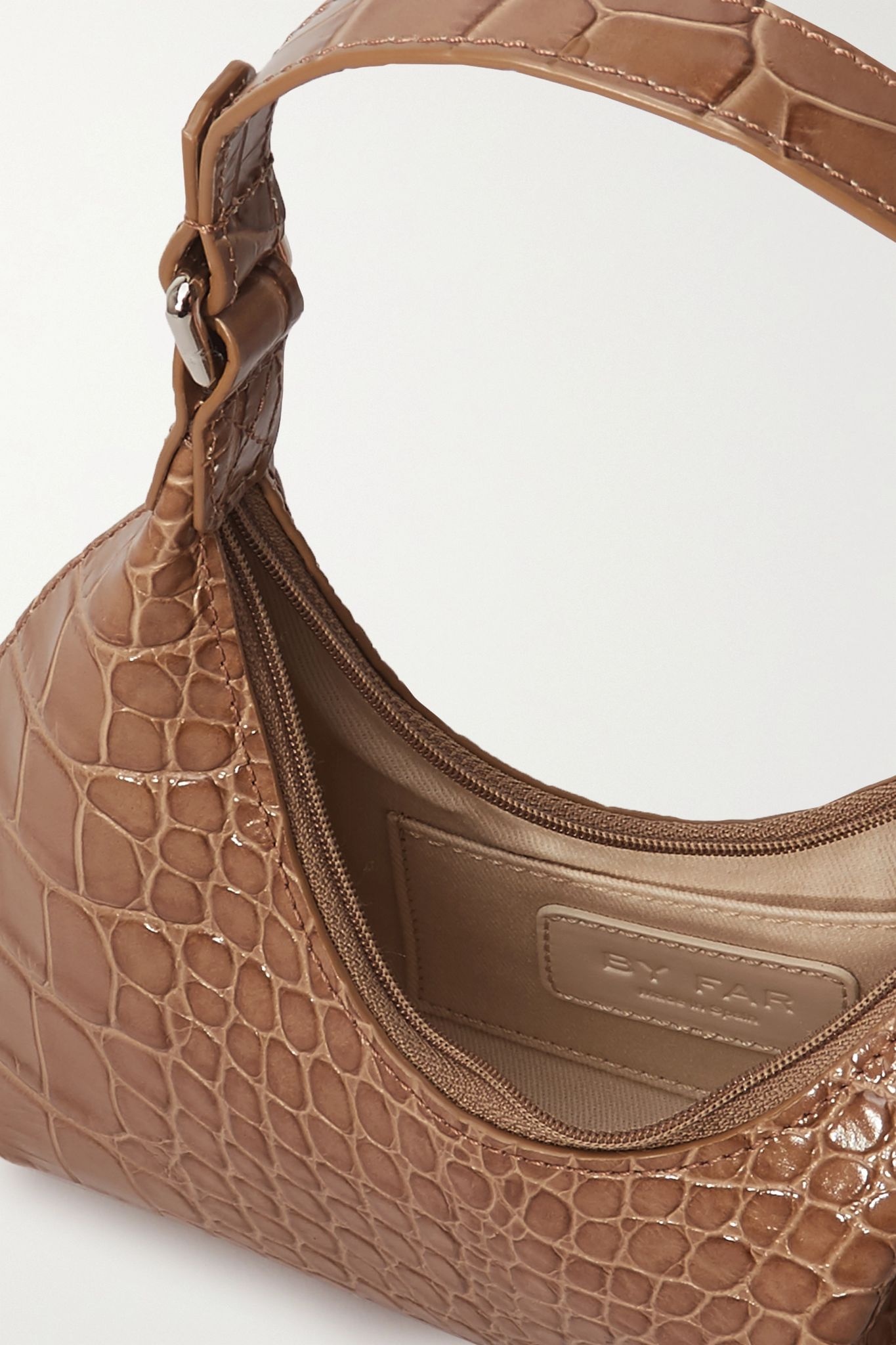 Amber Baby croc-effect leather tote - 5