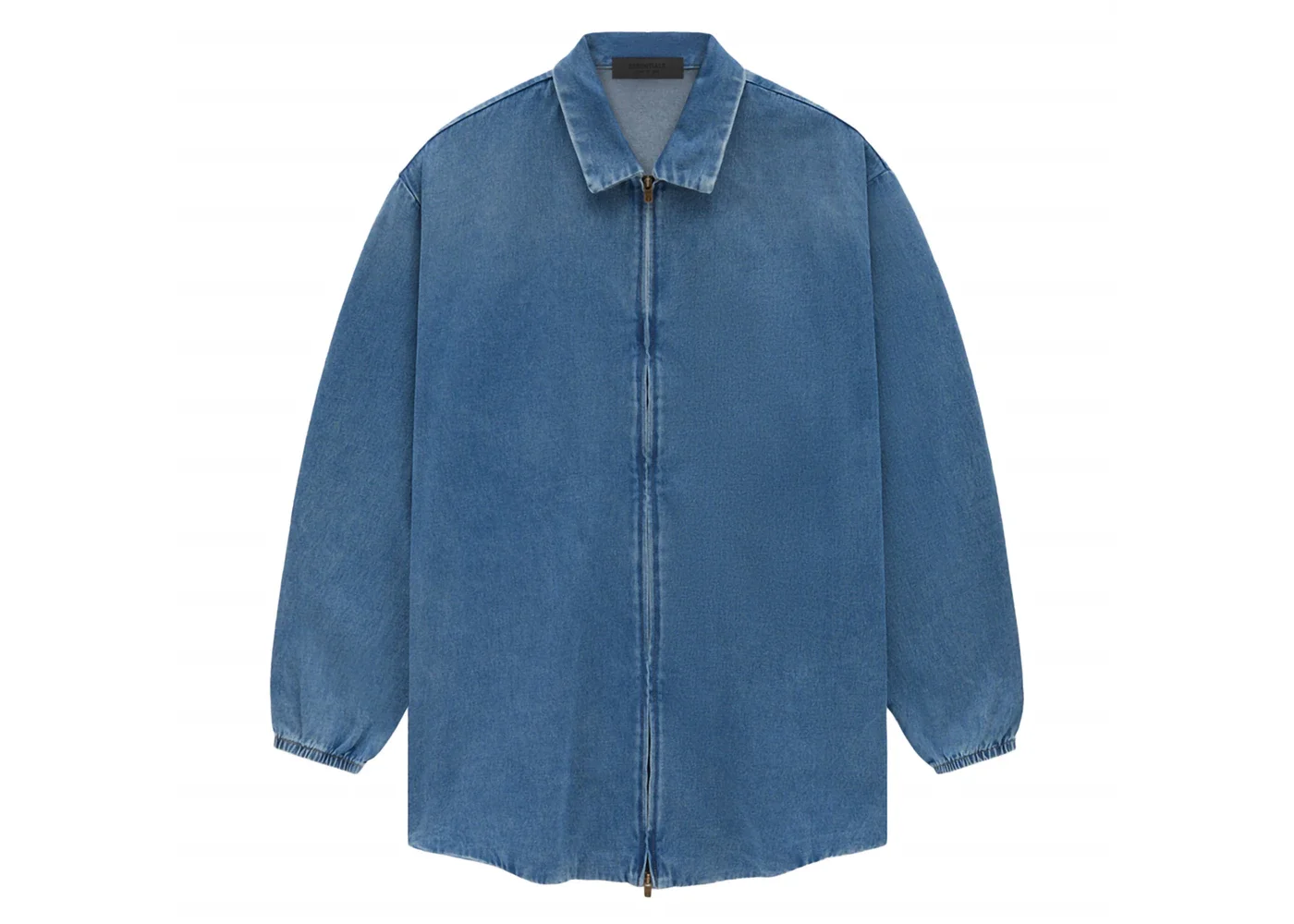 Fear of God Essentials Core Collection Denim Overshirt Medium Wash - 1