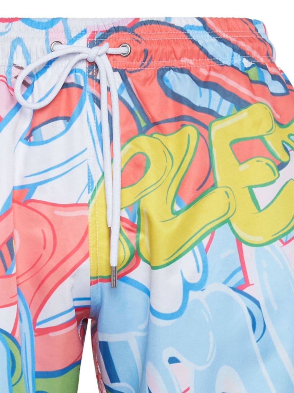 Graffiti-print swim shorts - 2