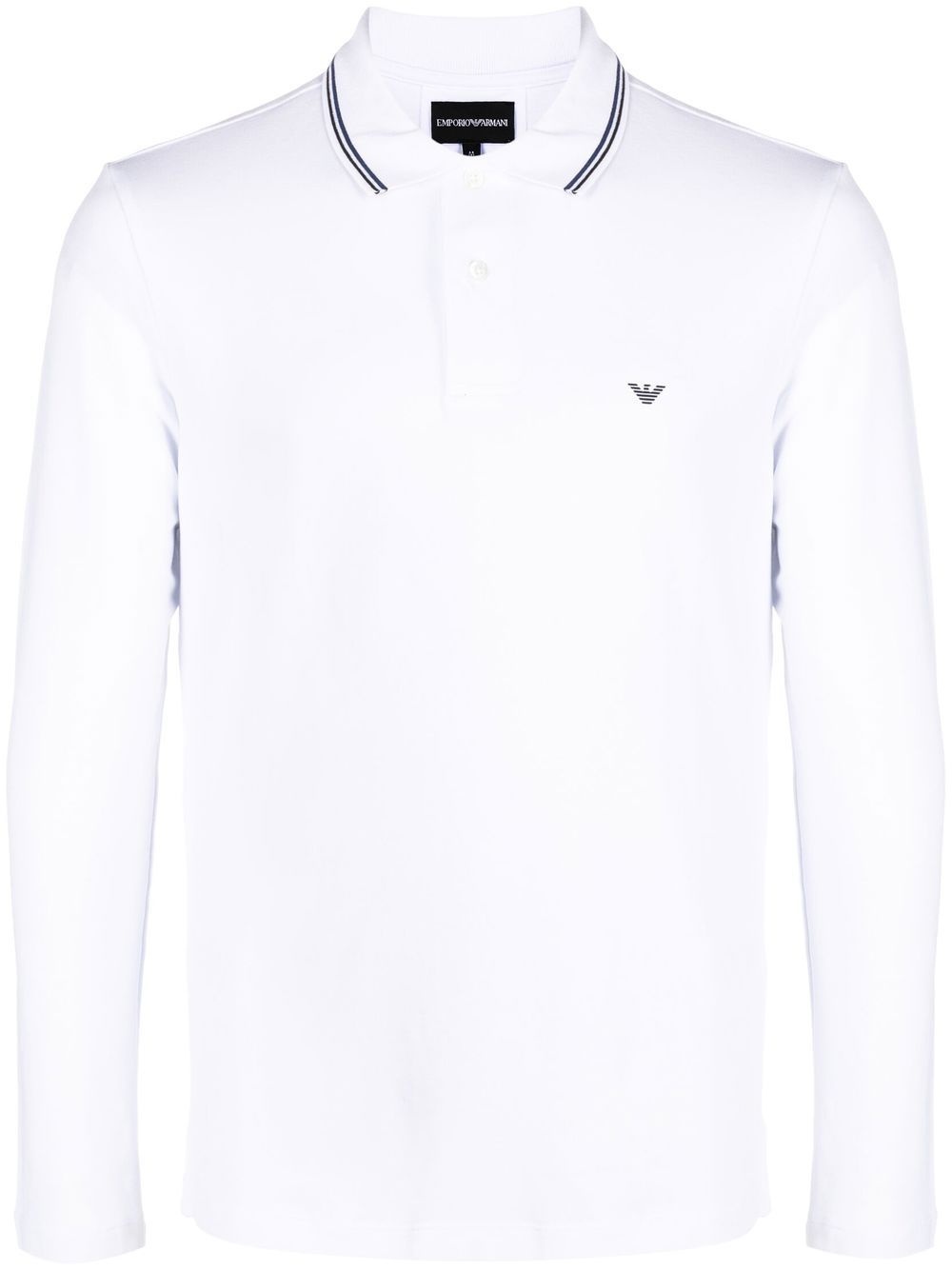 logo print polo shirt - 1