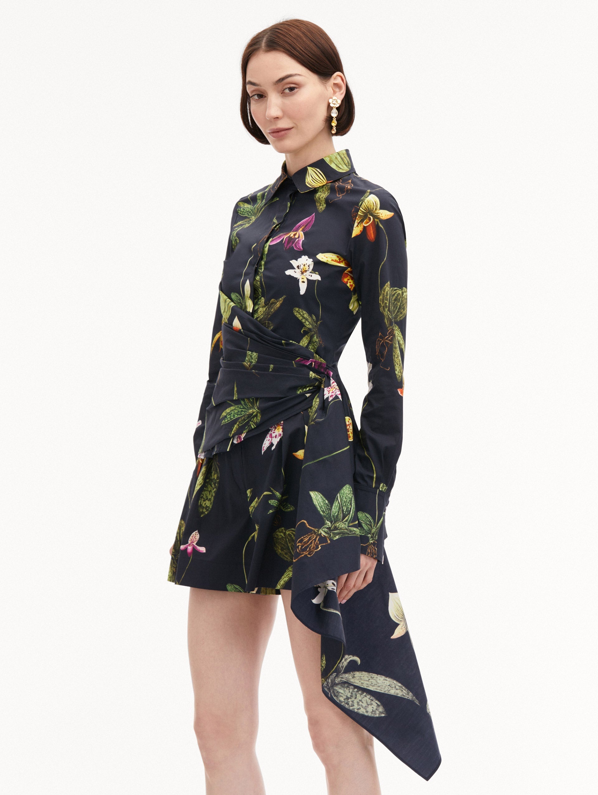 ORCHID COTTON POPLIN BLOUSE - 5
