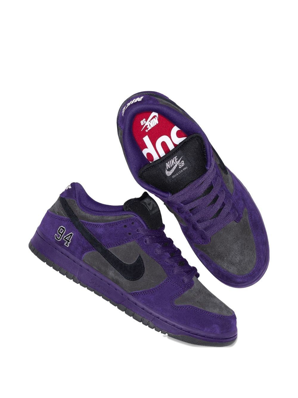 SB Dunk Low "Supreme - Ink" sneakers - 2
