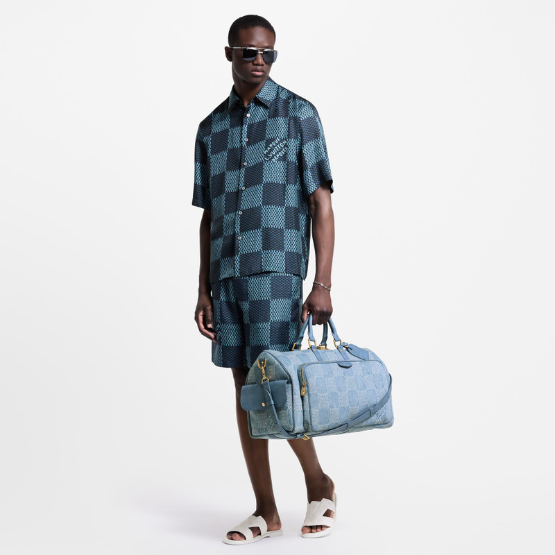 Louis Vuitton Damier Short-Sleeved Silk Shirt outlook