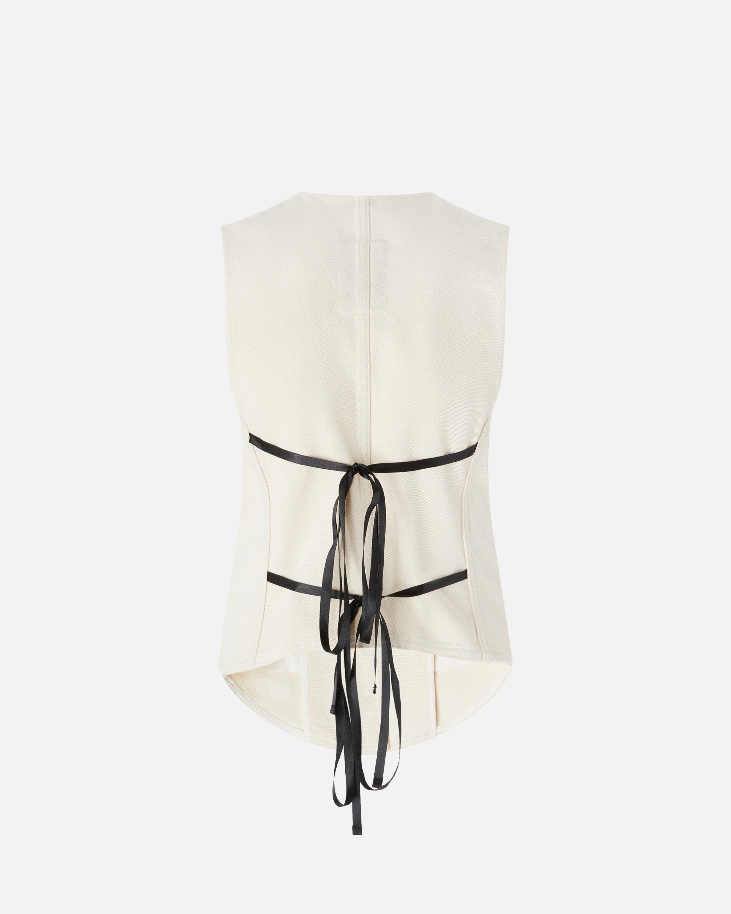 REIMAGINE PINKO X PATRICK MCDOWELL JEANS FITTED VEST - 2