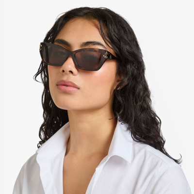 JIMMY CHOO Isla
Brown Havana Cat Eye Sunglasses outlook