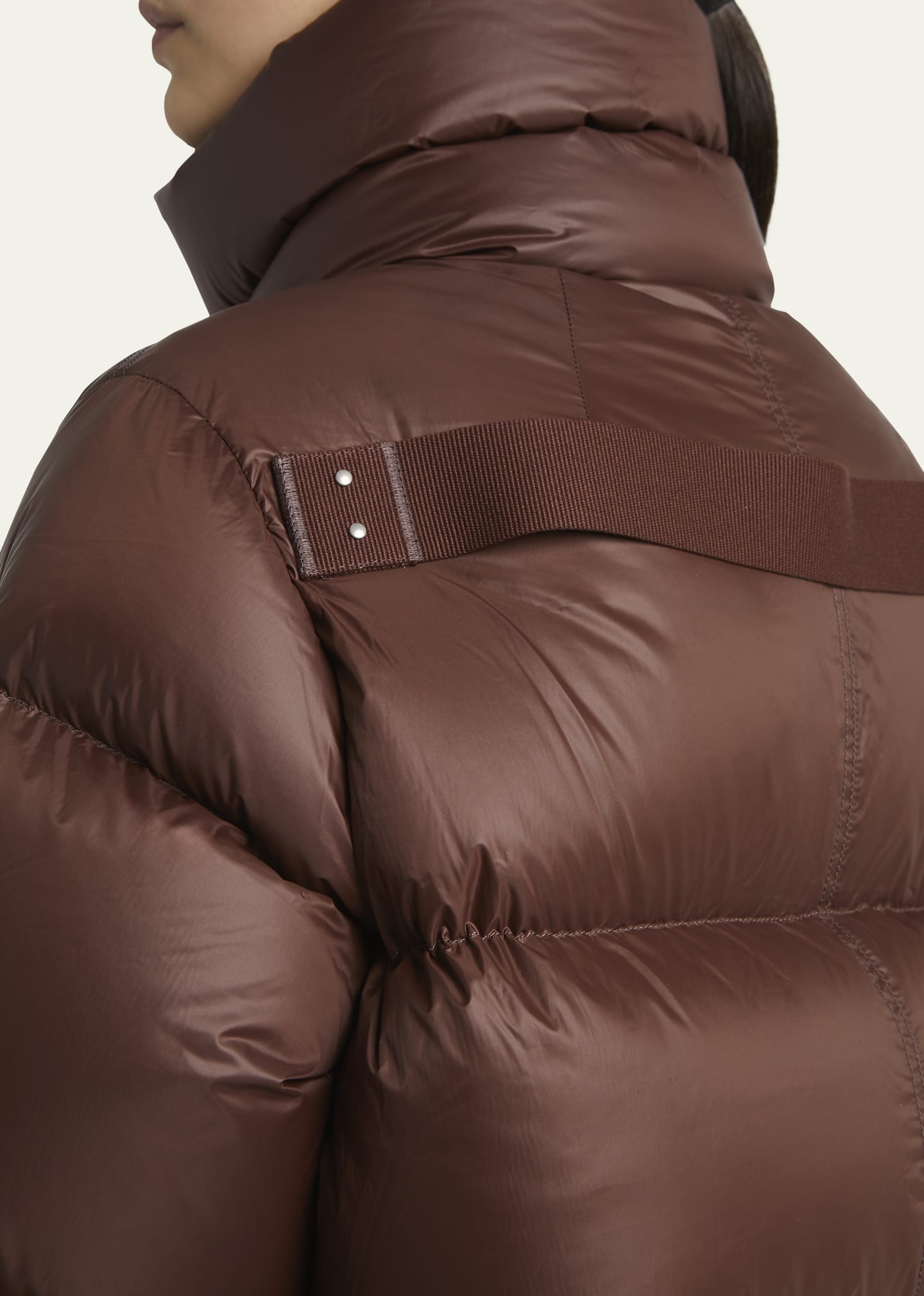 Zip-Up Funnel Neck Puffer Jacket - 5