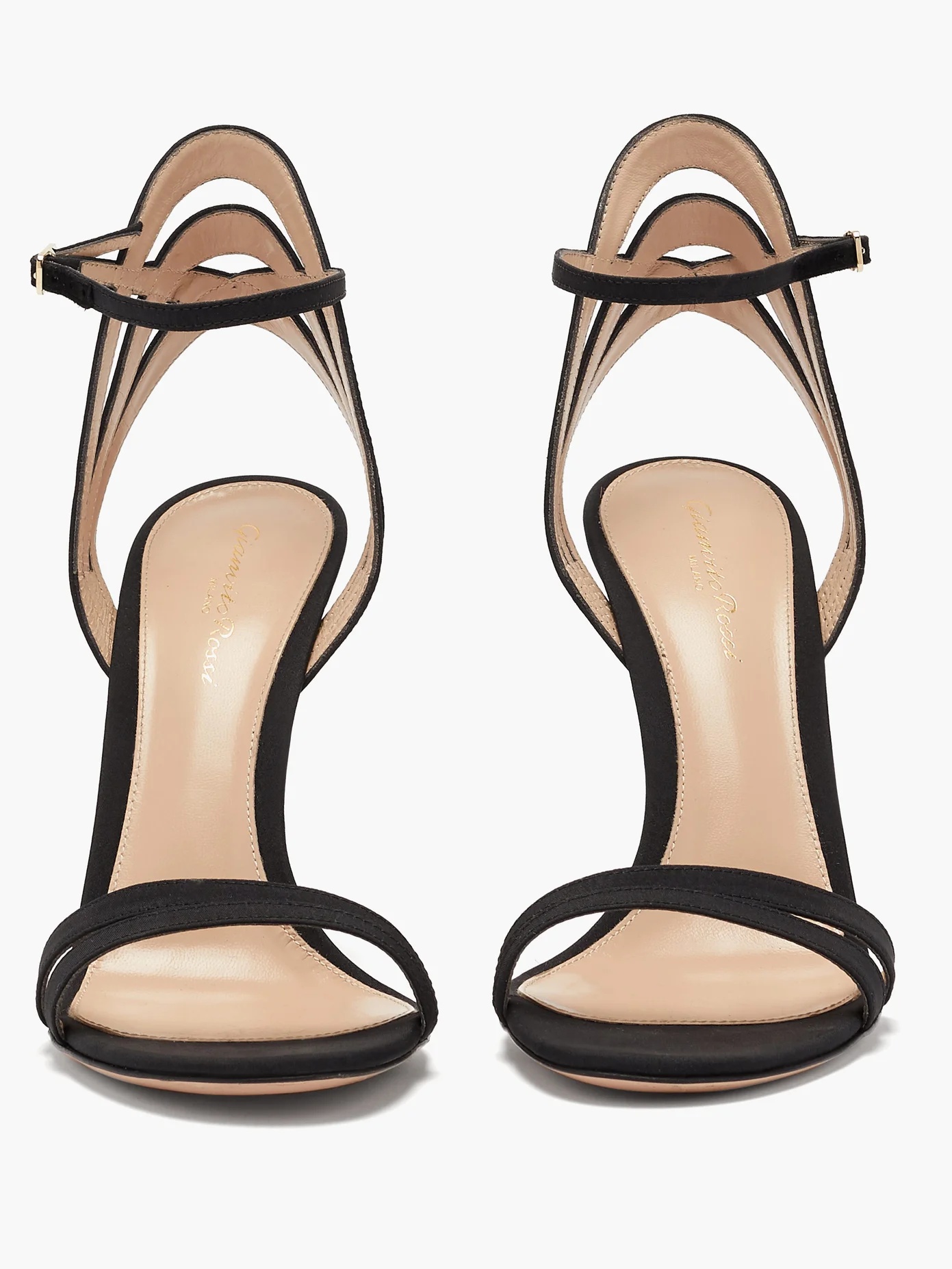 Suede stiletto sandals - 5