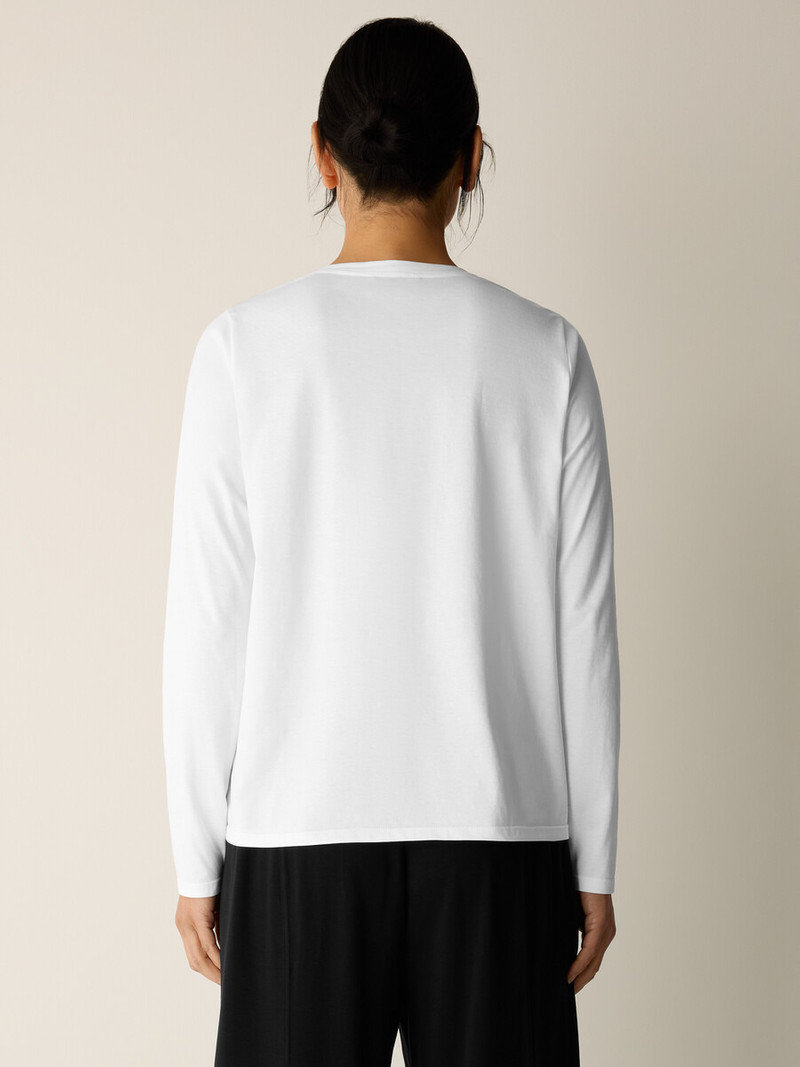 Organic Pima Cotton Jersey Long-Sleeve Tee 3