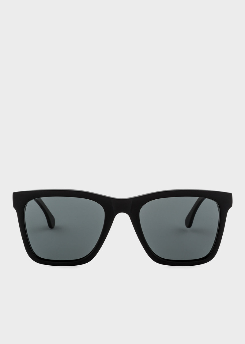 Matte Black 'Durant' Sunglasses 1