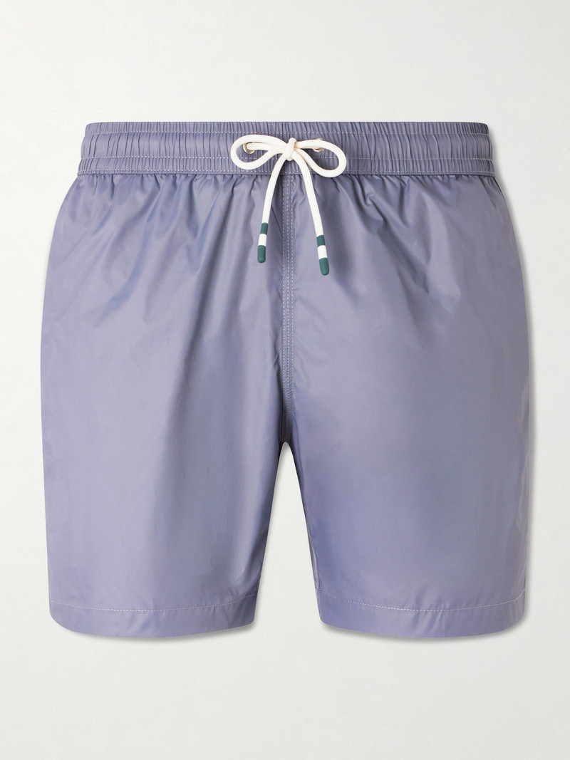 Straight-Leg Mid-Length Recycled Swim Shorts 1
