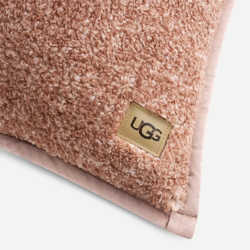 Classic UGG®fluff Pillow 2 Pack Polyester Pillows in Rosewood - 1