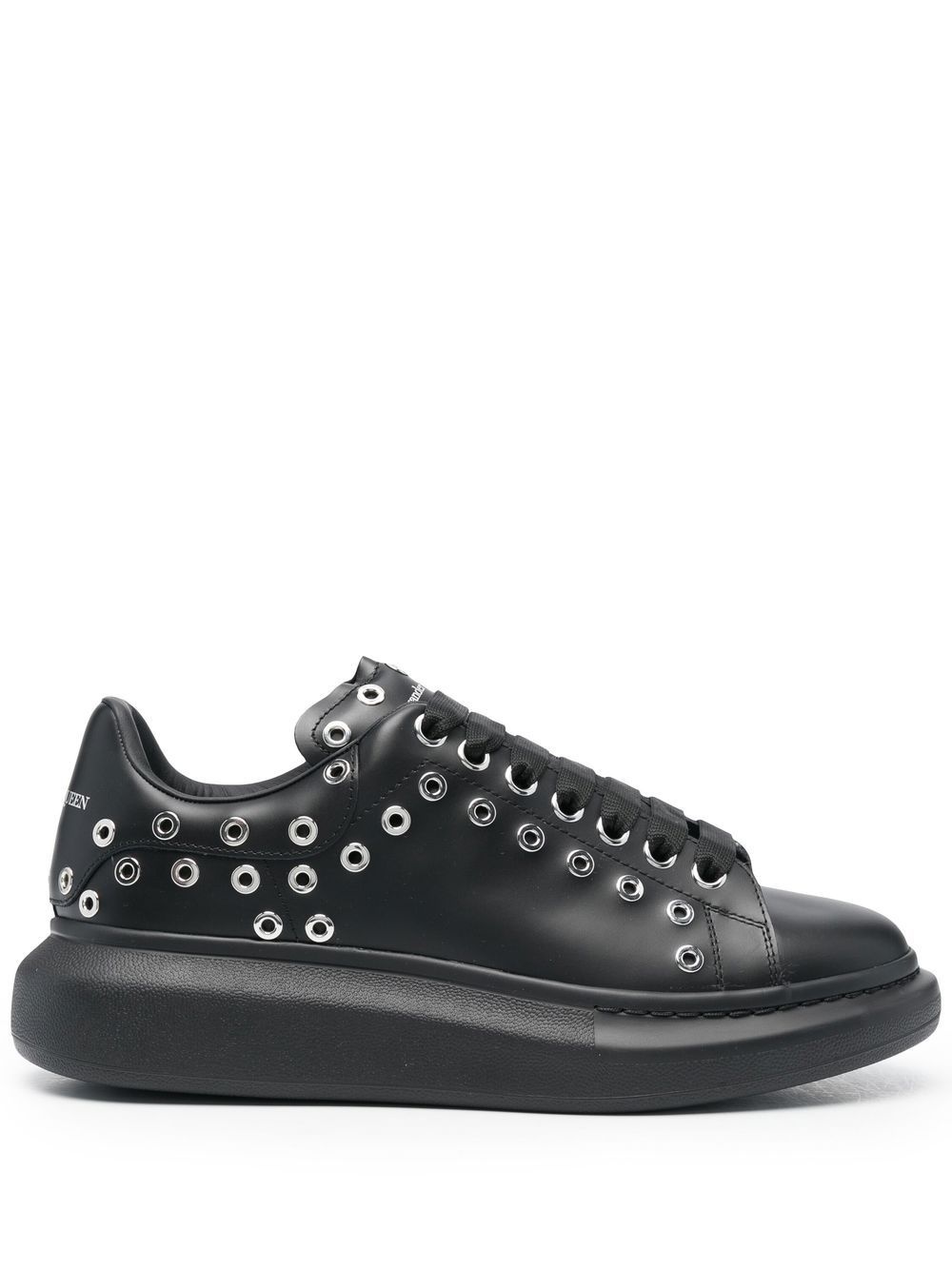 Oversized eyelet detail sneakers - 1